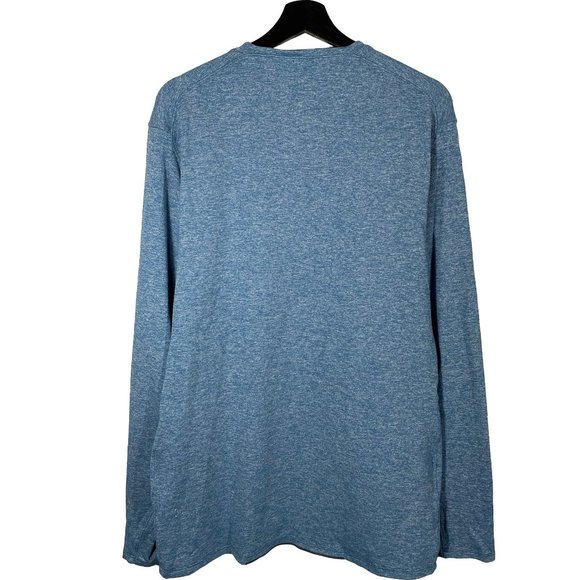 Lululemon Lightweight Blue Long Sleeve Workout Shirt size L - Picture 3 of 4